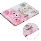 For Samsung Galaxy Tab A 10.1 (2019) / T510 / T515 Painted Pattern Horizontal Flip Leather Case with Holder(Leaves Flamingo) - 4