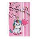 For Samsung Galaxy Tab A 10.1 (2019) / T510 / T515 Painted Pattern Horizontal Flip Leather Case with Holder(Sakura Unicorn) - 3