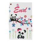 For Samsung Galaxy Tab A 10.1 (2019) / T510 / T515 Painted Pattern Horizontal Flip Leather Case with Holder(Panda) - 3