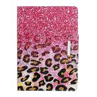 For Samsung Galaxy Tab 4 10.1 / T530 Painted Pattern Horizontal Flip Leather Case with Holder(Leopard Powder Sand) - 2