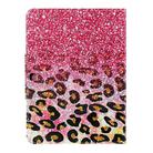 For Samsung Galaxy Tab 4 10.1 / T530 Painted Pattern Horizontal Flip Leather Case with Holder(Leopard Powder Sand) - 3