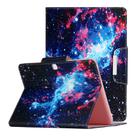 For Samsung Galaxy Tab 4 10.1 / T530 Painted Pattern Horizontal Flip Leather Case with Holder(Starry Sky) - 1