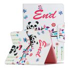 For Samsung Galaxy Tab 4 10.1 / T530 Painted Pattern Horizontal Flip Leather Case with Holder(Panda) - 1