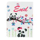 For Samsung Galaxy Tab 4 10.1 / T530 Painted Pattern Horizontal Flip Leather Case with Holder(Panda) - 3