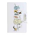 For Samsung Galaxy Tab A 9.7 / T550 Painted Pattern Horizontal Flip Leather Case with Holder(Cat Back View) - 2