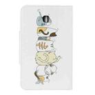 For Samsung Galaxy Tab A 9.7 / T550 Painted Pattern Horizontal Flip Leather Case with Holder(Cat Back View) - 3