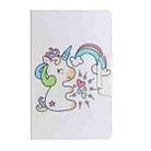 For Samsung Galaxy Tab E 9.6 / T560 Painted Pattern Horizontal Flip Leather Case with Holder(Sideways Unicorn) - 2