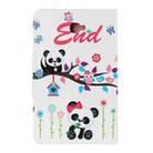 For Samsung Galaxy Tab A 10.1 (2016) / T580 Painted Pattern Horizontal Flip Leather Case with Holder(Panda) - 3