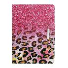 For Samsung Galaxy Tab S6 / T860 Painted Pattern Horizontal Flip Leather Case with Holder(Leopard Powder Sand) - 1