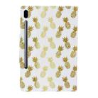 For Samsung Galaxy Tab S6 / T860 Painted Pattern Horizontal Flip Leather Case with Holder(Pineapple) - 3