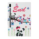 For Samsung Galaxy Tab S6 / T860 Painted Pattern Horizontal Flip Leather Case with Holder(Panda) - 2