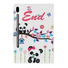 For Samsung Galaxy Tab S6 / T860 Painted Pattern Horizontal Flip Leather Case with Holder(Panda) - 3