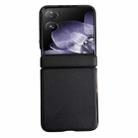 For Xiaomi Mix Flip Integrated Magnetic Axis Solid Color Leather Texture Phone Case(Black) - 1