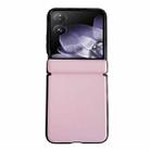 For Xiaomi Mix Flip Integrated Magnetic Axis Solid Color Leather Texture Phone Case(Pink) - 1