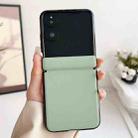 For Xiaomi Mix Flip Integrated Magnetic Axis Solid Color Leather Texture Phone Case(Green) - 2