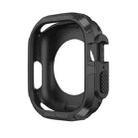 For Apple Watch 40mm Three-proof TPU Carbon Fiber Protective Case(Black) - 1