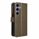 For Samsung Galaxy S24 FE 5G Diamond Texture Leather Phone Case(Brown) - 3