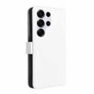 For Samsung Galaxy S25 Ultra 5G Diamond Texture Leather Phone Case(White) - 3