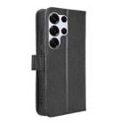 For Samsung Galaxy S25 Ultra 5G Diamond Texture Leather Phone Case(Black) - 3