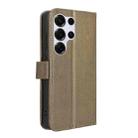 For Samsung Galaxy S25 Ultra 5G Diamond Texture Leather Phone Case(Brown) - 3