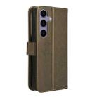 For Samsung Galaxy S25 5G Diamond Texture Leather Phone Case(Brown) - 3