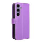 For Samsung Galaxy S25 5G Diamond Texture Leather Phone Case(Purple) - 3