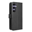 For Samsung Galaxy S25+ 5G Diamond Texture Leather Phone Case(Black) - 3