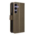 For Samsung Galaxy S25+ 5G Diamond Texture Leather Phone Case(Brown) - 3