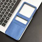 For Infinix Zero Flip Diamond Texture Leather Phone Case(Blue) - 2