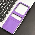 For Infinix Zero Flip Diamond Texture Leather Phone Case(Purple) - 2