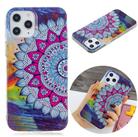 For iPhone 12 Pro Max Luminous TPU Soft Protective Case(Half Flower) - 1