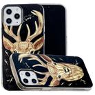 For iPhone 12 Pro Max Luminous TPU Soft Protective Case(Deer Head) - 2