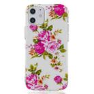 For iPhone 12 mini Luminous TPU Soft Protective Case(Rose Flower) - 3