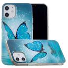 For iPhone 12 mini Luminous TPU Soft Protective Case(Butterfly) - 2