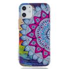 For iPhone 12 mini Luminous TPU Soft Protective Case(Half Flower) - 3