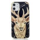 For iPhone 12 mini Luminous TPU Soft Protective Case(Deer Head) - 3