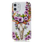 For iPhone 12 / 12 Pro Luminous TPU Soft Protective Case(Flower Deer) - 2