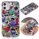 For iPhone 12 / 12 Pro Luminous TPU Soft Protective Case(Rubbish) - 1