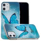 For iPhone 12 / 12 Pro Luminous TPU Soft Protective Case(Butterfly) - 2