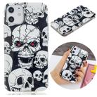 For iPhone 12 / 12 Pro Luminous TPU Soft Protective Case(Skull) - 1