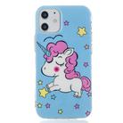 For iPhone 12 / 12 Pro Luminous TPU Soft Protective Case(Star Unicorn) - 3