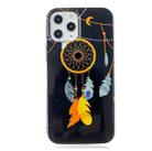 For iPhone 12 / 12 Pro Luminous TPU Soft Protective Case(Black Wind Chimes) - 3