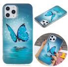 For iPhone 12 / 12 Pro Luminous TPU Soft Protective Case(Butterfly) - 1