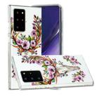 For Samsung Galaxy Note20 Ultra Luminous TPU Soft Protective Case(Flower Deer) - 2