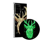 For Samsung Galaxy Note20 Ultra Luminous TPU Soft Protective Case(Deer Head) - 1