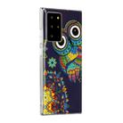 For Samsung Galaxy Note20 Ultra Luminous TPU Soft Protective Case(Blue Owl) - 3