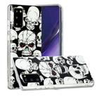 For Samsung Galaxy Note20 Luminous TPU Soft Protective Case(Skull) - 1