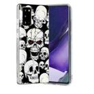 For Samsung Galaxy Note20 Luminous TPU Soft Protective Case(Skull) - 3