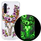 For OnePlus Nord Luminous TPU Soft Protective Case(Flower Deer) - 1