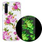 For OnePlus Nord Luminous TPU Soft Protective Case(Rose Flower) - 1